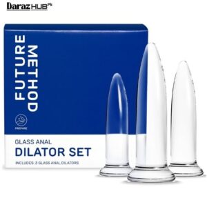 3 piece trainer butt plug kit glass anal dilator set in pakistan
