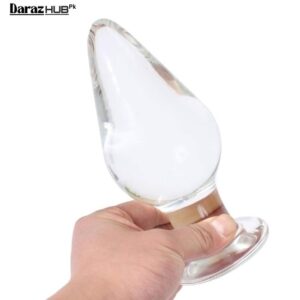 epichao huge head glass crystal anal plug butt in pakistan