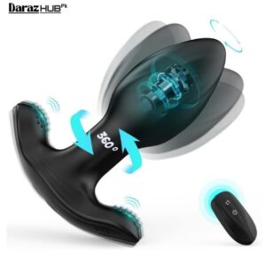 vibrating rotating mode butt plug anal toys in pakistan