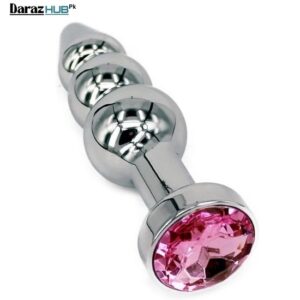 Metal anal trainer butt plug for beginners pink in pakistan